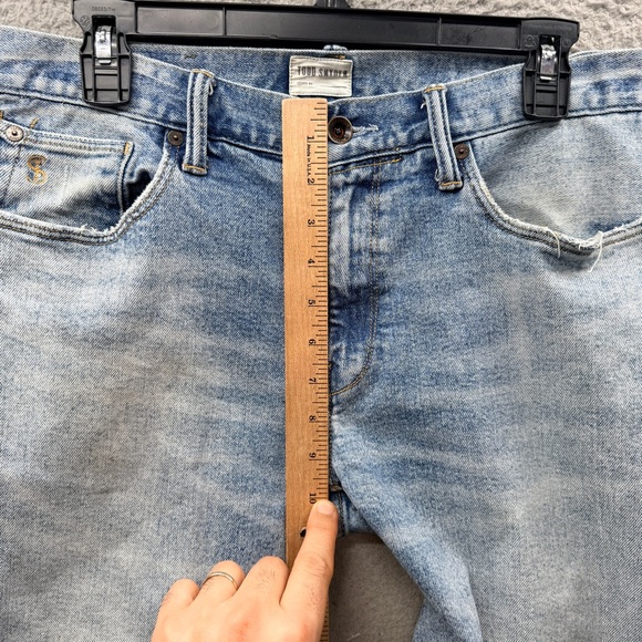 Todd Snyder Straight Fit Selvedge Light Washed Denim Jeans Size Men's 31 x 32 - Picture 5 of 15